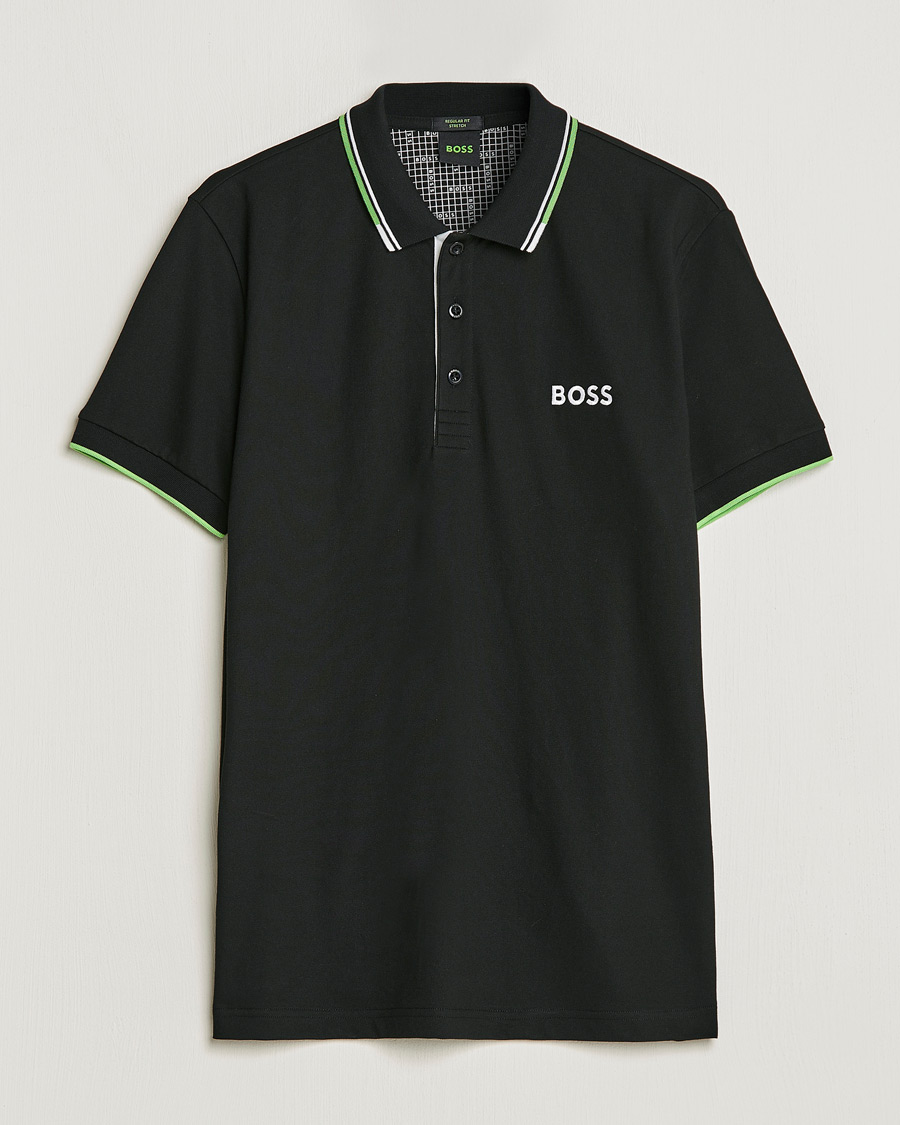 Herren | Poloshirt | BOSS GREEN | Paddy Pro Piké Black
