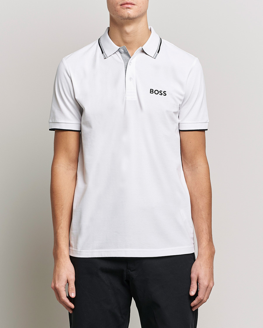 Herren | Poloshirt | BOSS GREEN | Paddy Pro Piké White