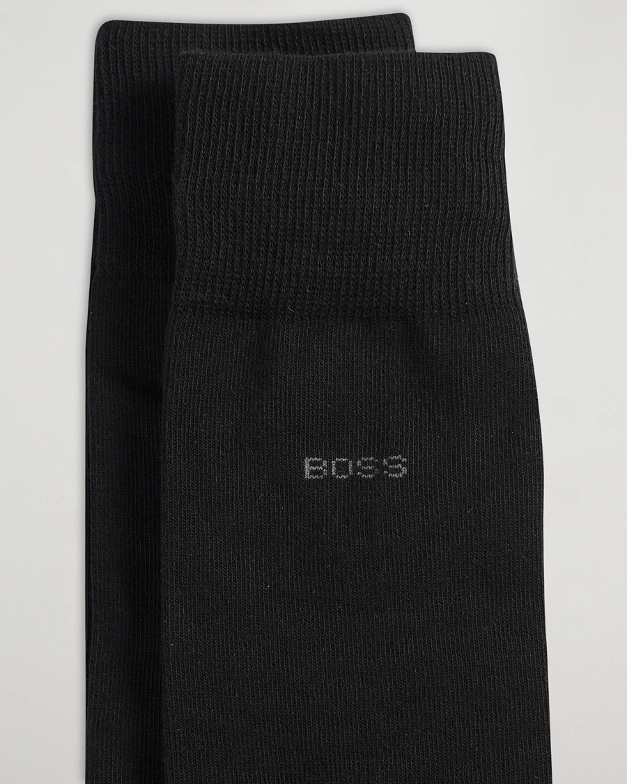 Herren | Normale Socken | BOSS BLACK | 2-Pack RS Uni Socks Black