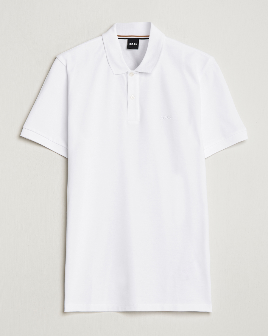 Herren | Poloshirts | BOSS BLACK | Pallas Polo White
