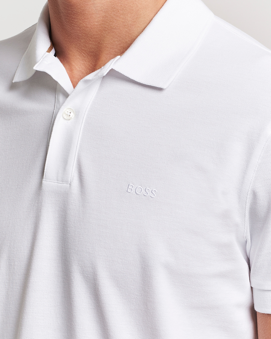Herren | Poloshirts | BOSS BLACK | Pallas Polo White