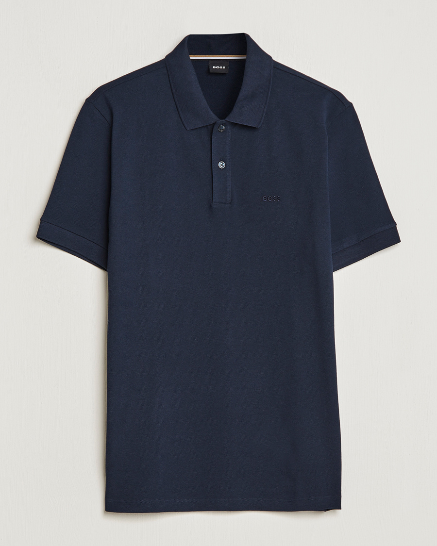 Herren | Poloshirts | BOSS BLACK | Pallas Polo Dark Blue