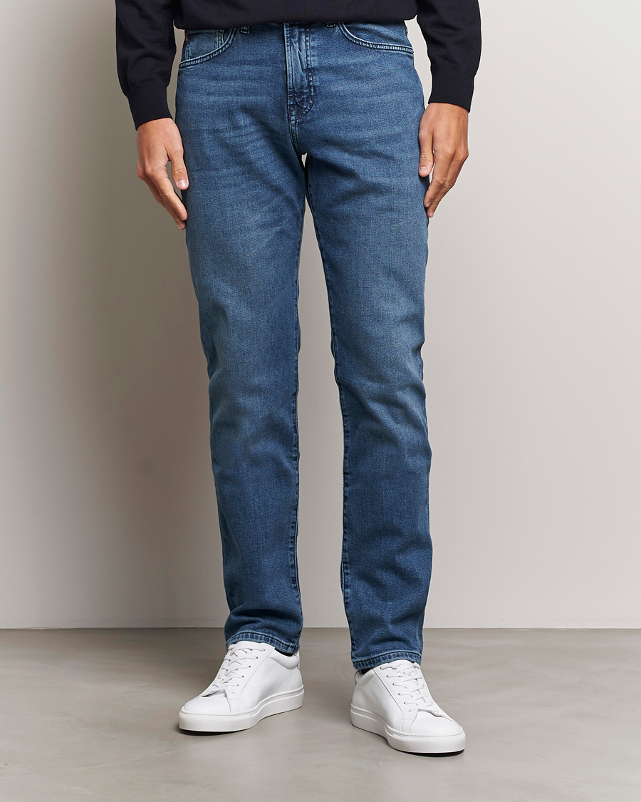 Herren | Blaue jeans | BOSS ORANGE | Maine Regular Fit Stretch Jeans Bright Blue