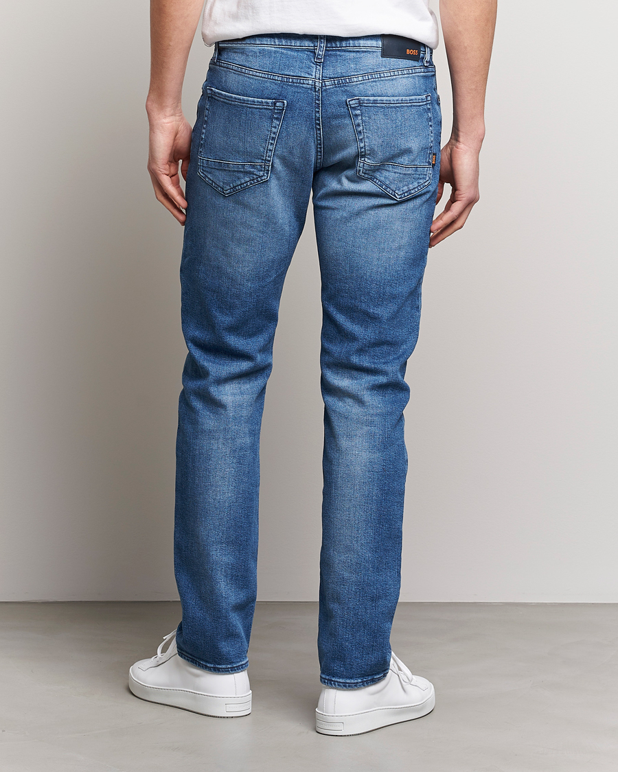 Herren | Jeans | BOSS Casual | Maine Regular Fit Stretch Jeans Bright Blue