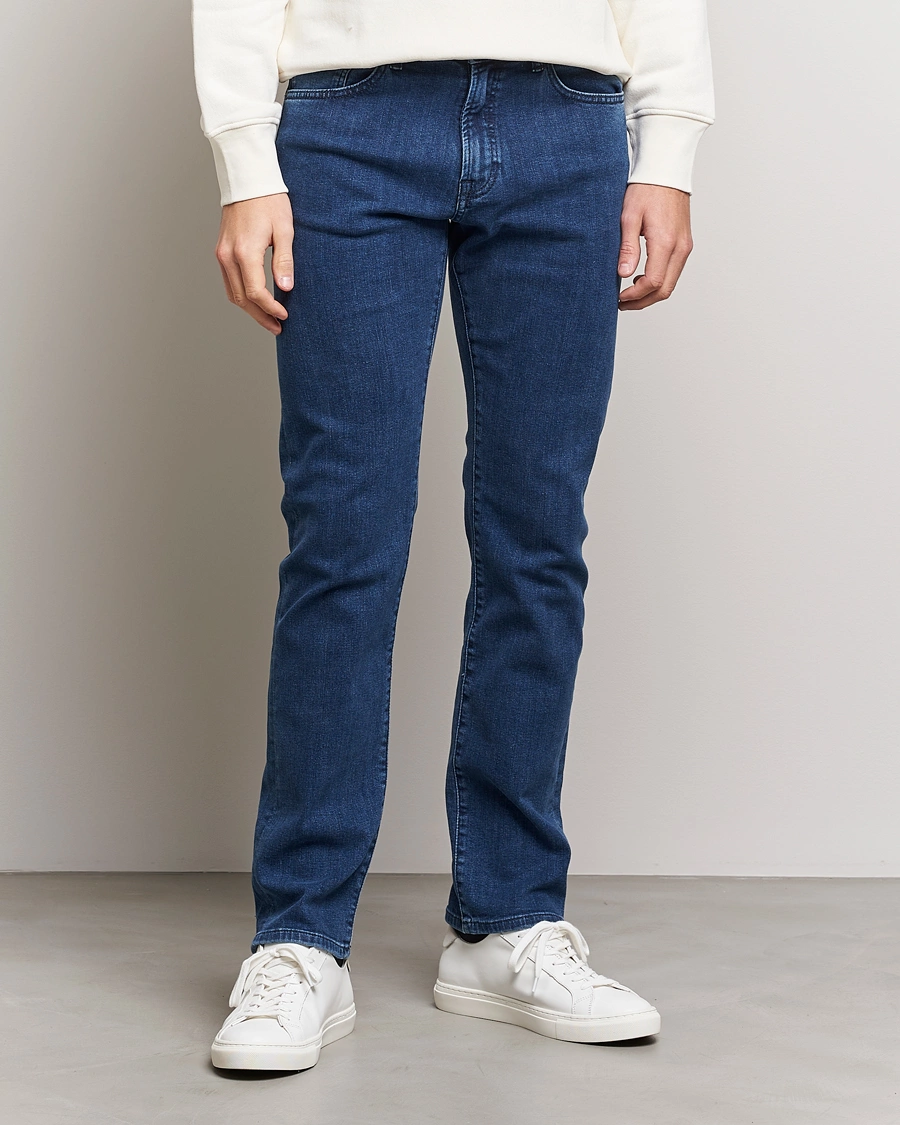 Herren | Straight leg | BOSS ORANGE | Maine Regular Fit Super Stretch Jeans Lagoon Blue