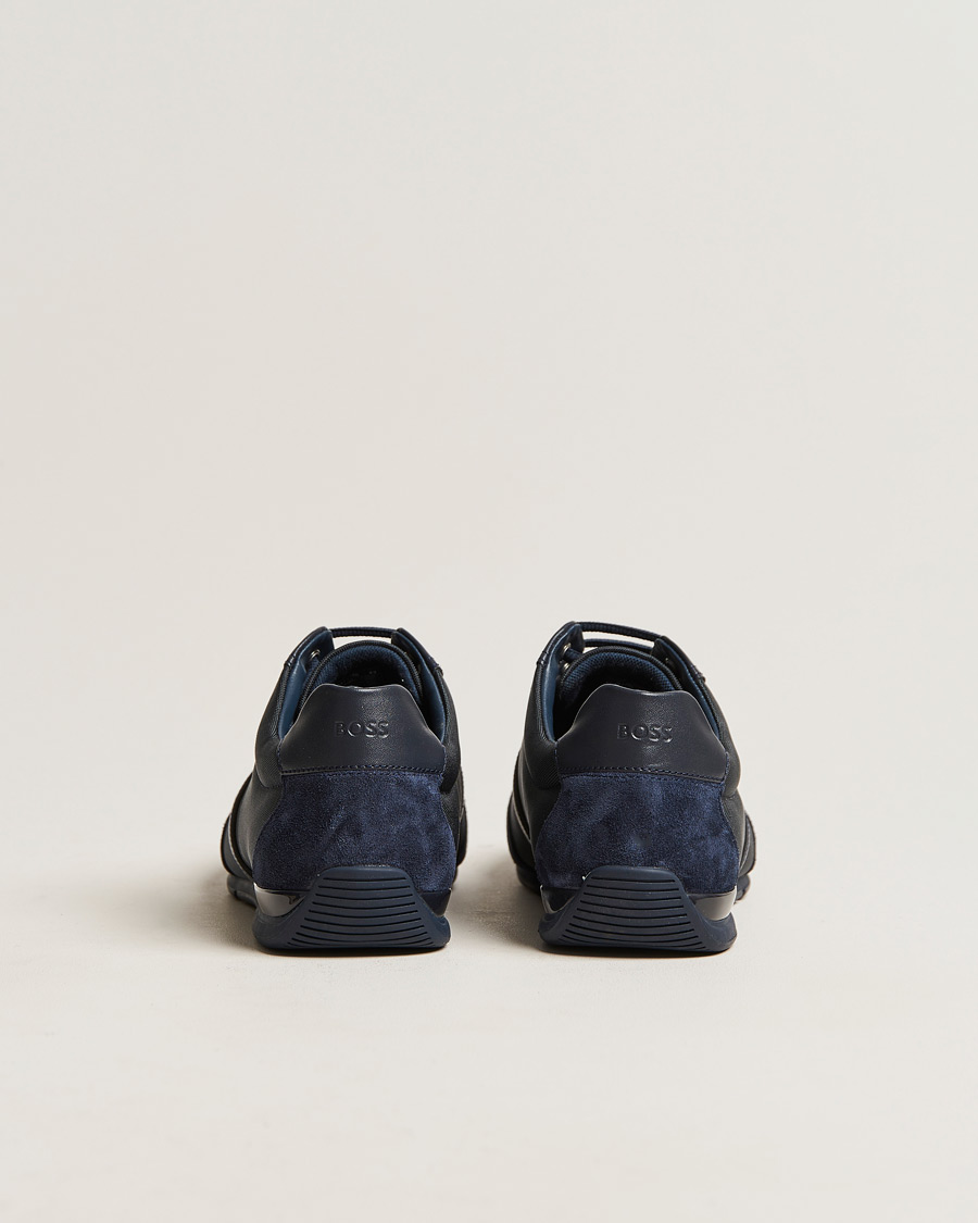 Herren | Saturn Low Sneaker Navy | BOSS GREEN | Saturn Low Sneaker Navy