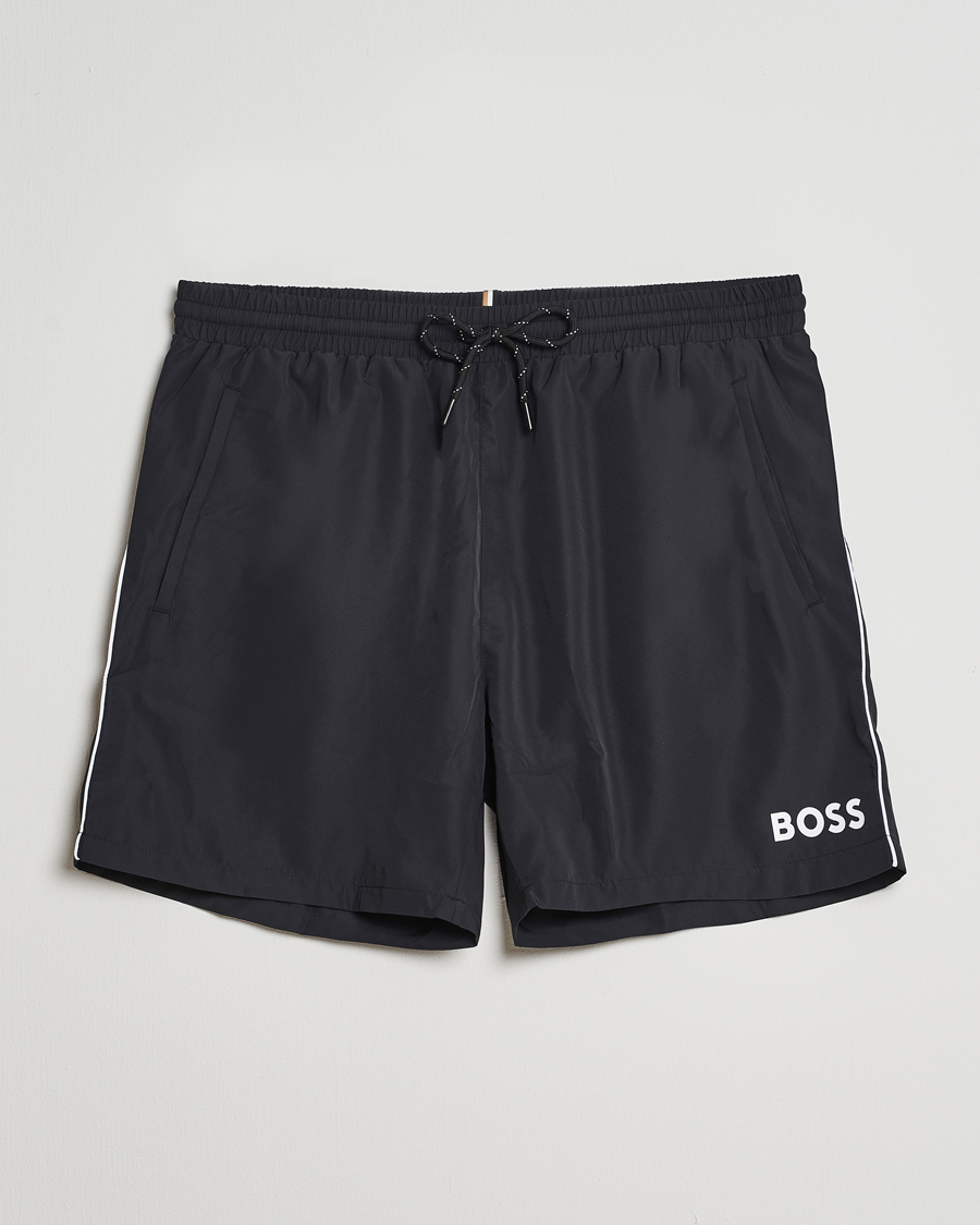 Herren | Badehosen | BOSS BLACK | Starfish Swimshorts Black