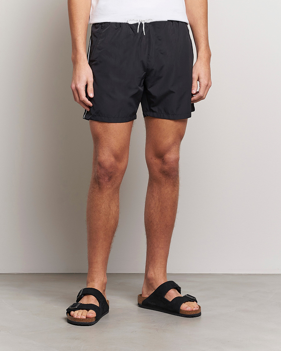 Herren | Badeshorts mit Schnürung | BOSS BLACK | Starfish Swimshorts Black