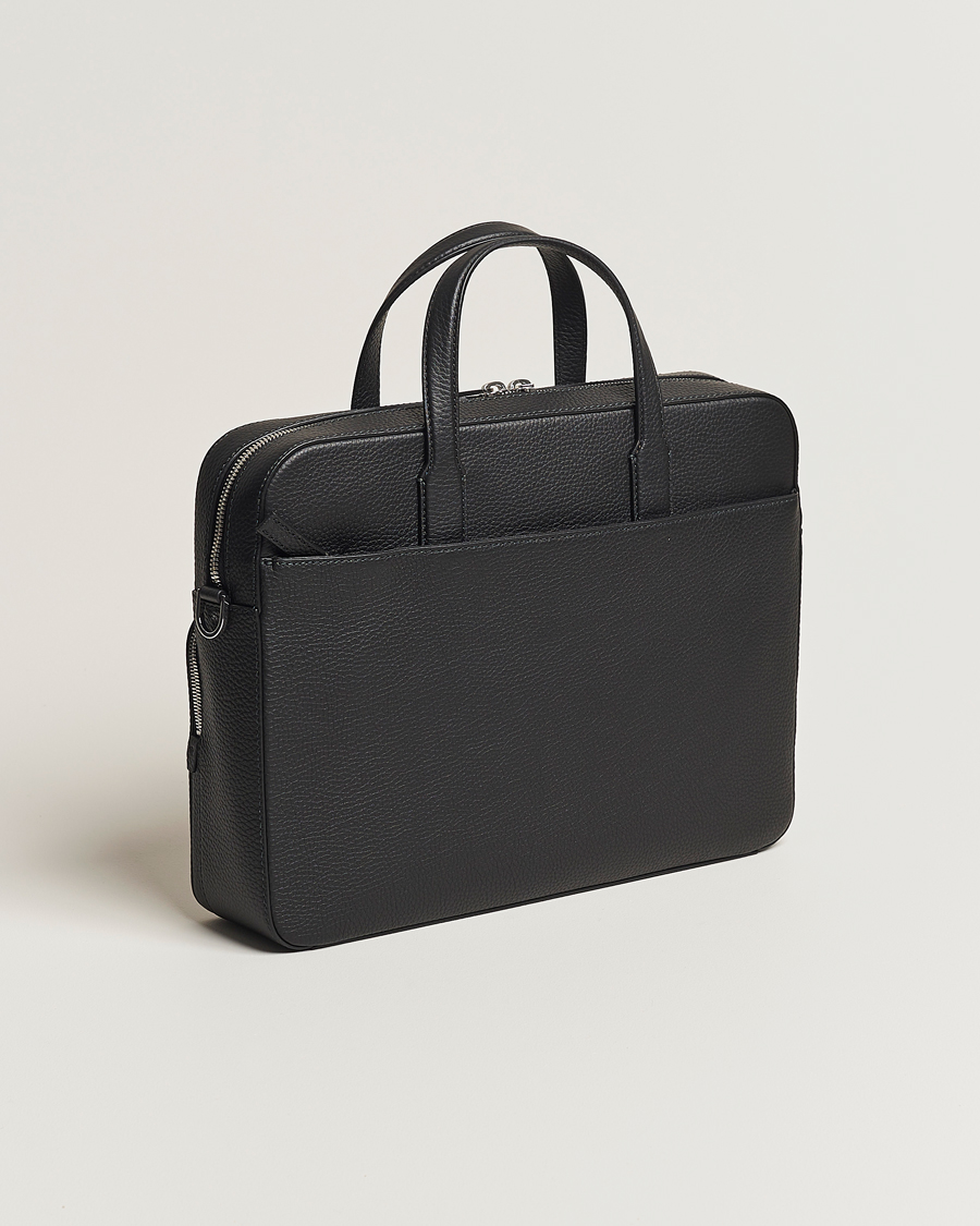 Herren | Taschen | BOSS BLACK | Crosstown Computer Leather Bag Black