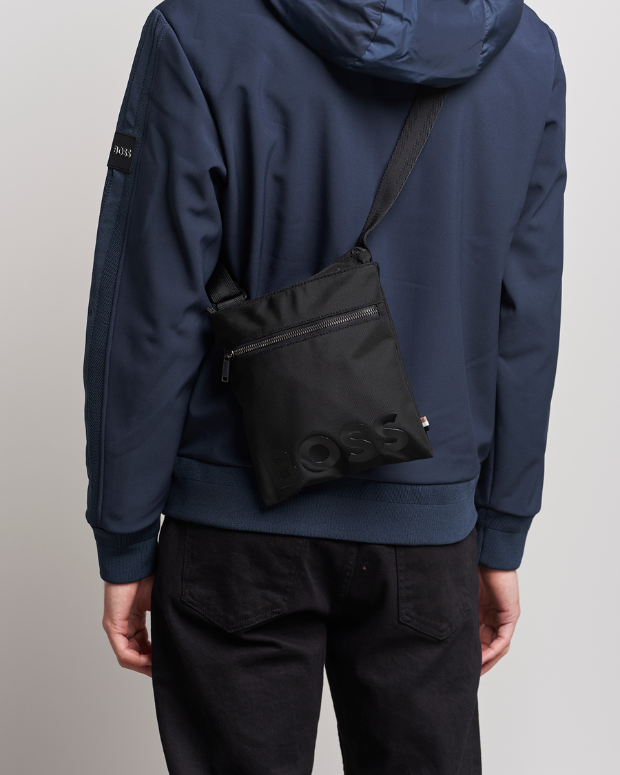 Herren | Accessoires | BOSS | Catch Zip Shoulder Bag Black
