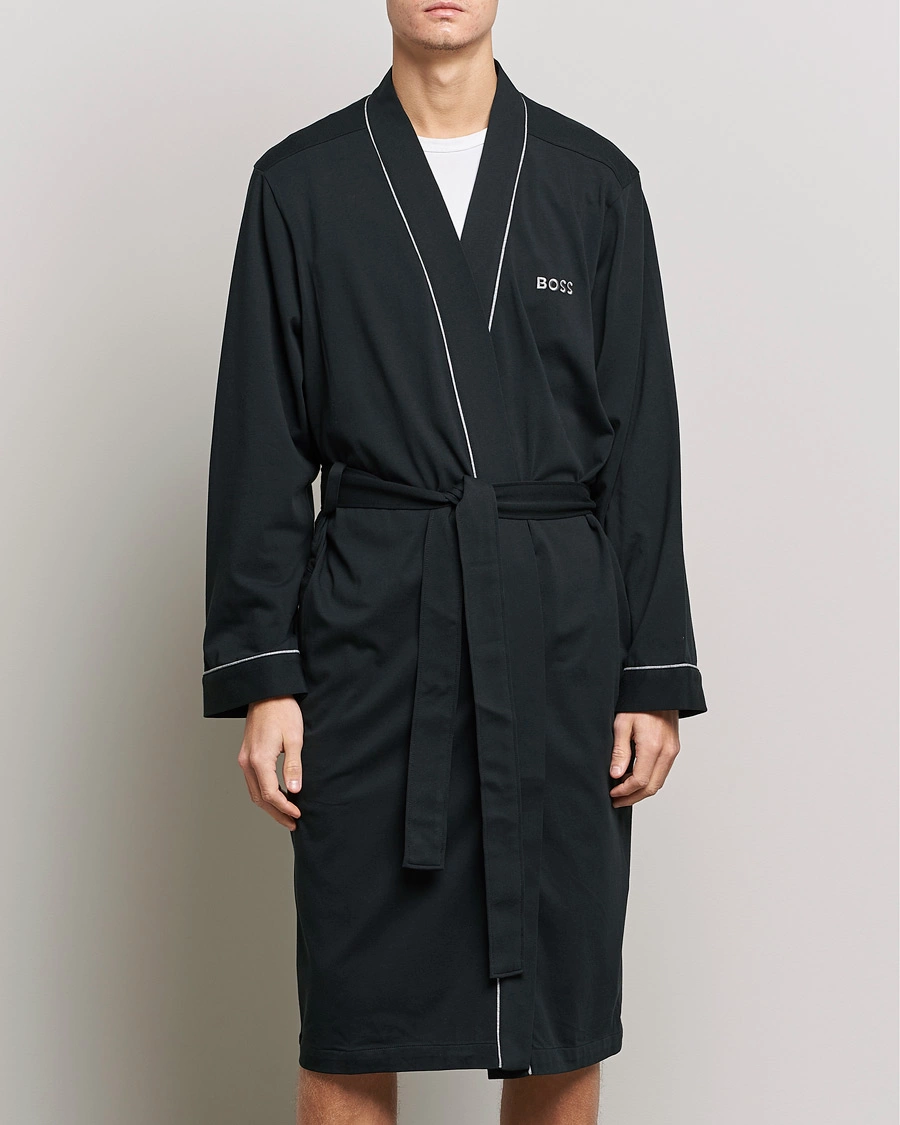 Herren | Morgenmantel | BOSS BLACK | Kimono Black