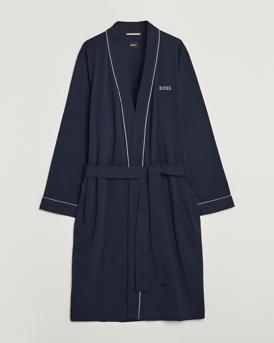 Herren | Morgenmantel | BOSS | Kimono Dark Blue