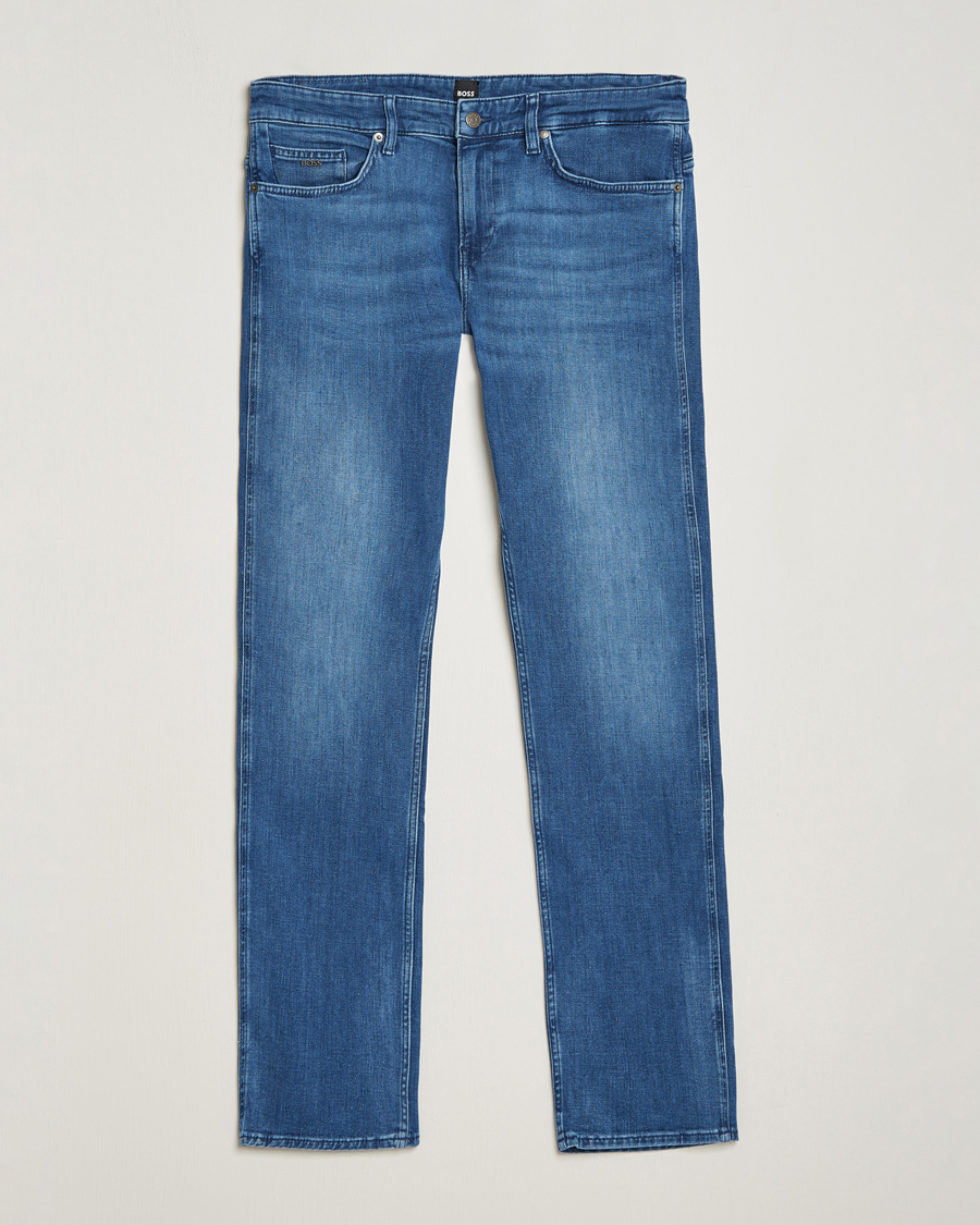 Herren | Jeans | BOSS BLACK | Delaware Slim Fit Stretch Jeans Medium Blue