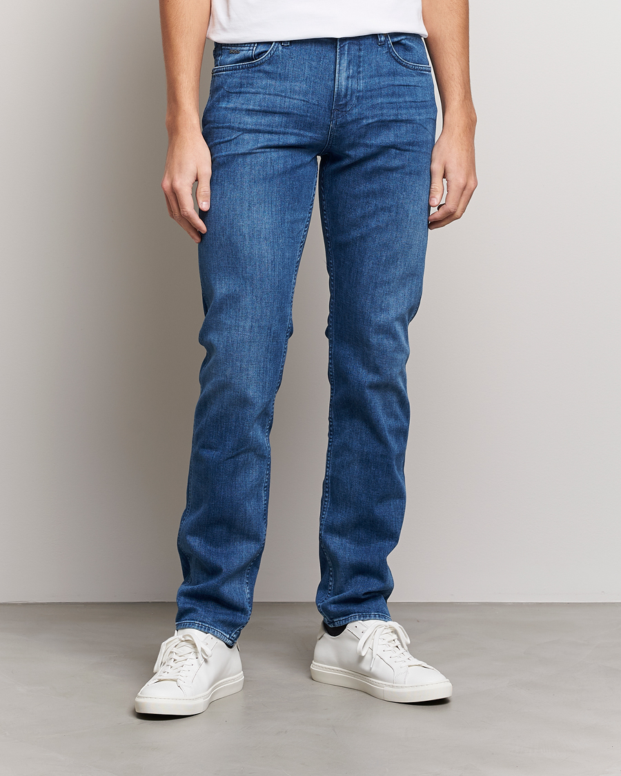 Herren | Jeans | BOSS BLACK | Delaware Slim Fit Stretch Jeans Medium Blue