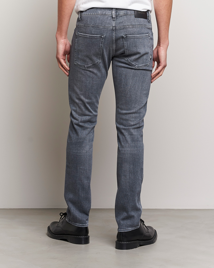 Herren | Jeans | BOSS BLACK | Delaware Slim Fit Stretch Jeans Medium Grey