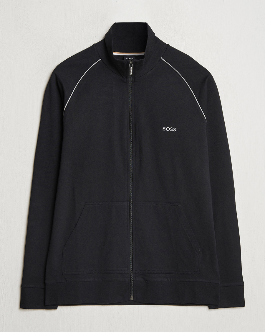 Herren | Pullover | BOSS BLACK | Mix & Match Full Zip Jacket Black