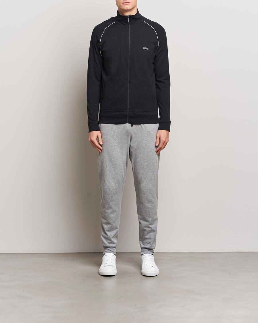 Herren | Pullover | BOSS BLACK | Mix & Match Full Zip Jacket Black