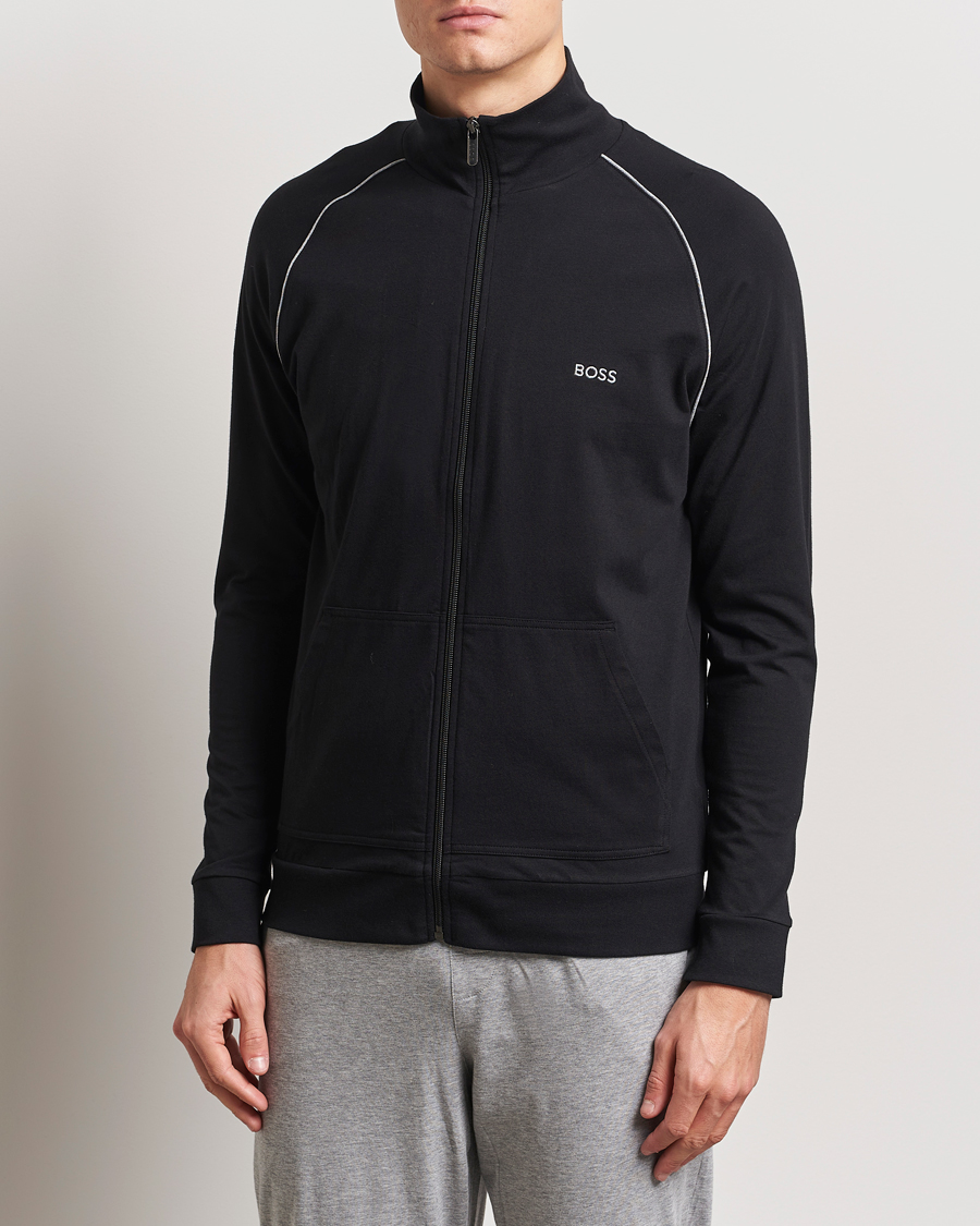 Herren | Pullover | BOSS BLACK | Mix & Match Full Zip Jacket Black