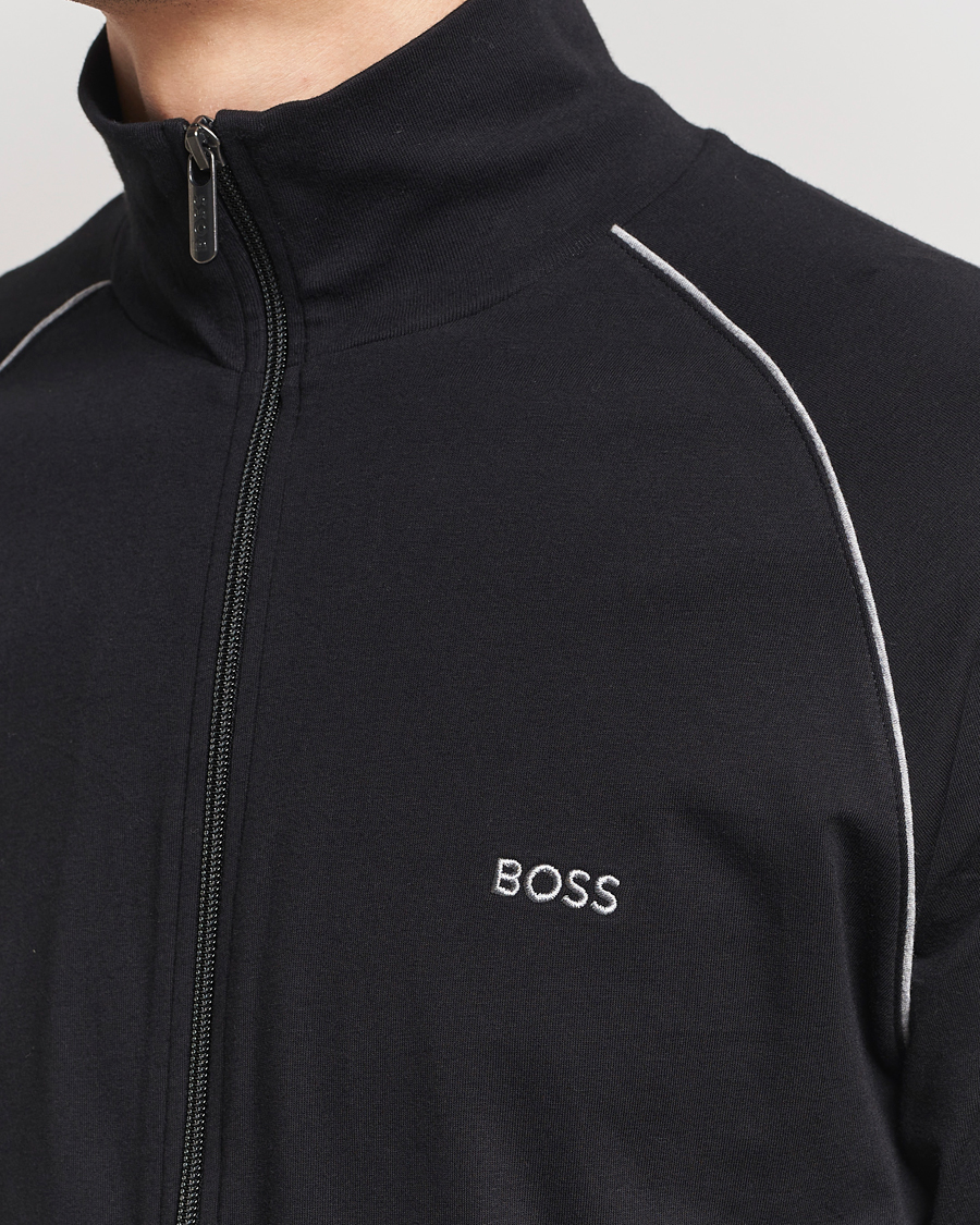 Herren | Pullover | BOSS BLACK | Mix & Match Full Zip Jacket Black