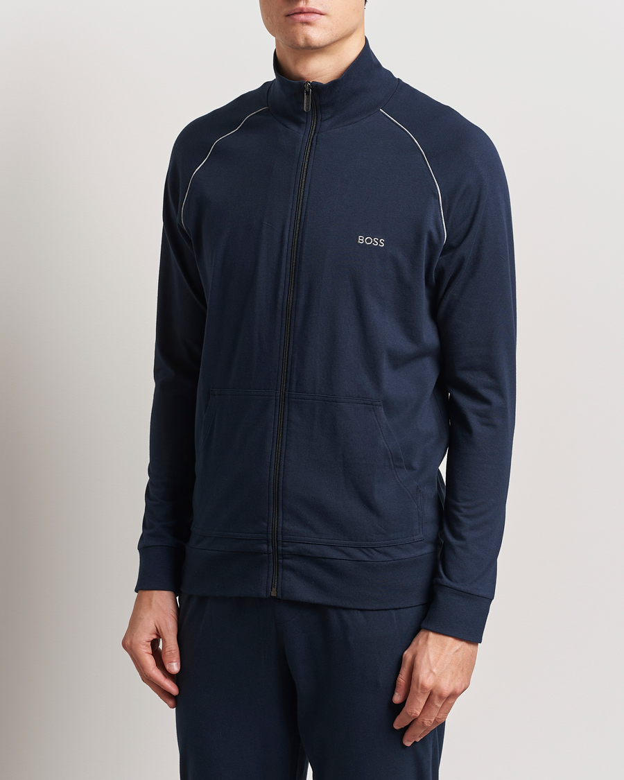 Herr | Full-zip | BOSS BLACK | Mix & Match Full Zip Jacket Dark Blue