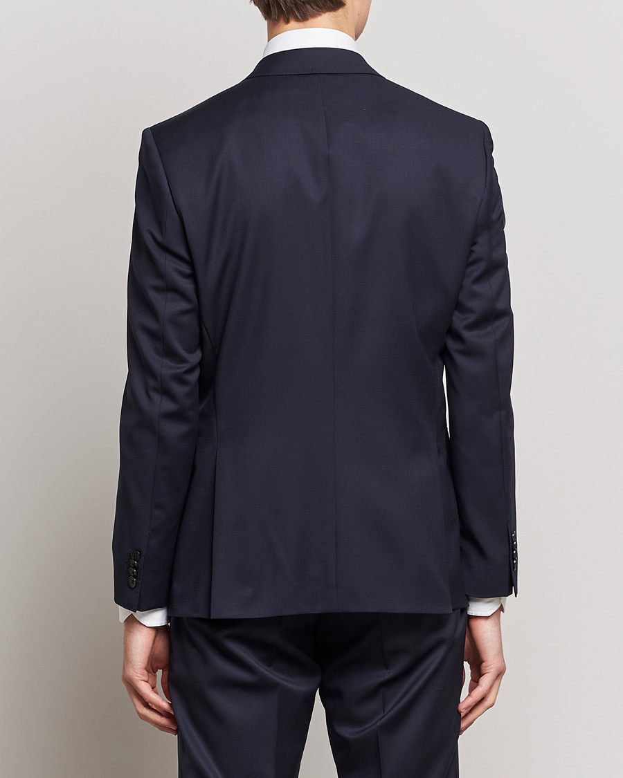 Herren | Sakkos | BOSS BLACK | Huge Slim Fit Wool Blazer Dark Blue