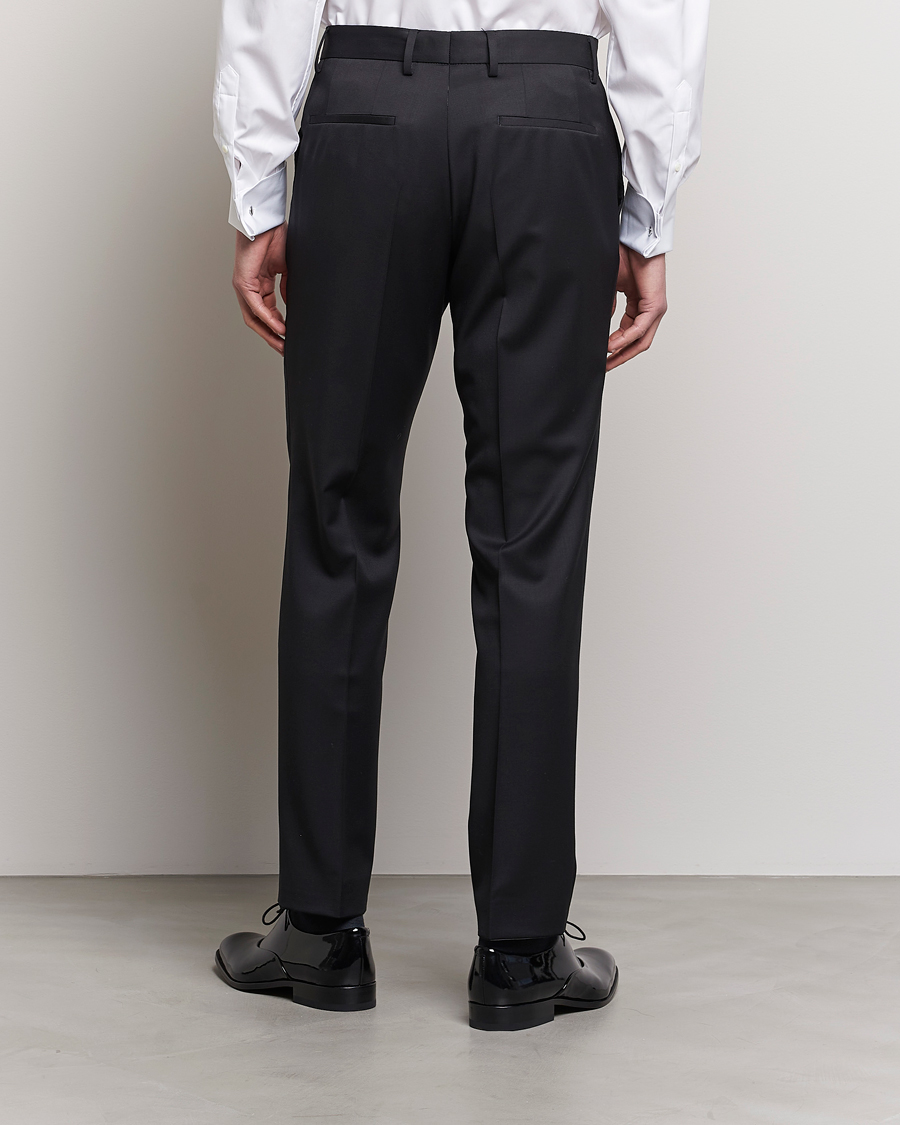 Herren | Hosen | BOSS BLACK | Genius Slim Fit Wool Trousers Black
