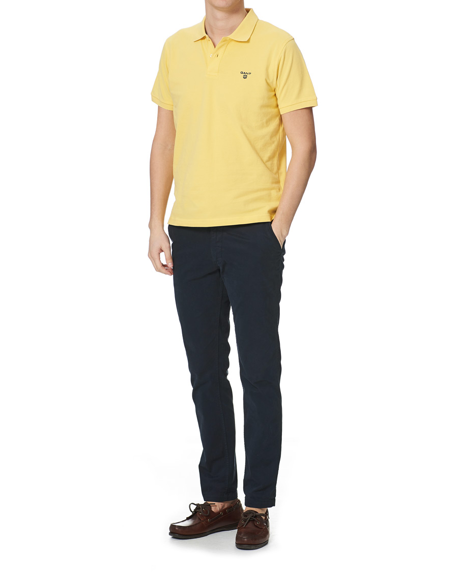 Herren | Poloshirts | GANT | The Summer Polo Banana Yellow