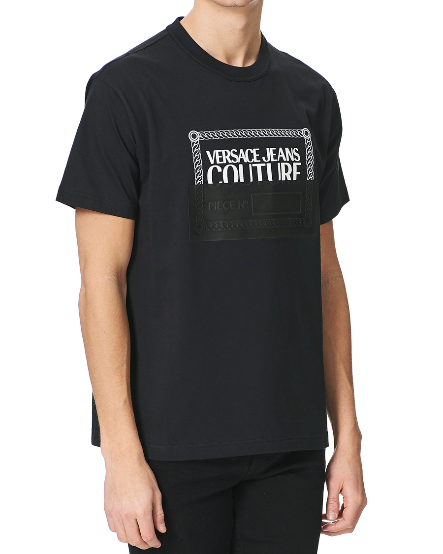 Herren | T-Shirts | Versace Jeans Couture | Piece Nr Tape T-Shirt Black