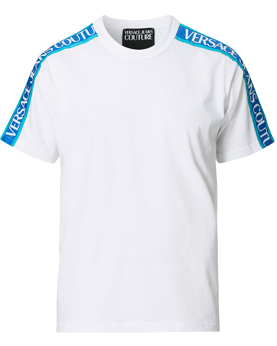 Herren | T-Shirts | Versace Jeans Couture | Tape Logo T-Shirt White