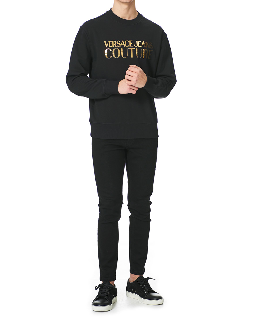 Herren | Pullover | Versace Jeans Couture | Logo Mirror Sweatshirt Black
