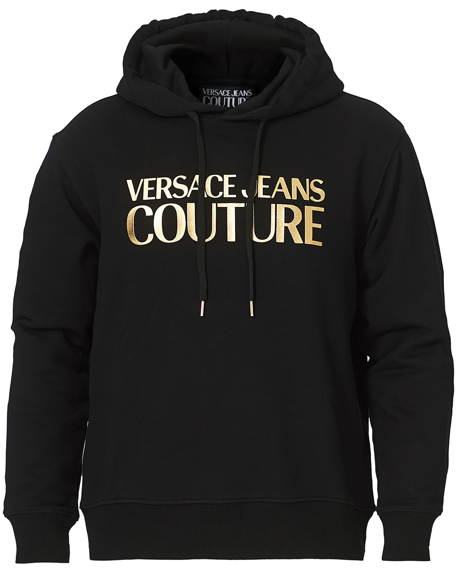 Herren | Pullover | Versace Jeans Couture | Logo Hoodie Black