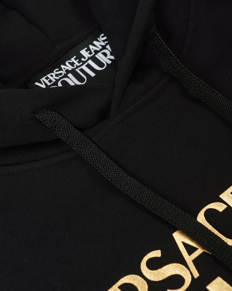 Herren | Pullover | Versace Jeans Couture | Logo Hoodie Black