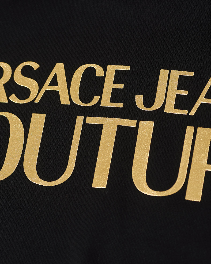 Herren | Pullover | Versace Jeans Couture | Logo Hoodie Black