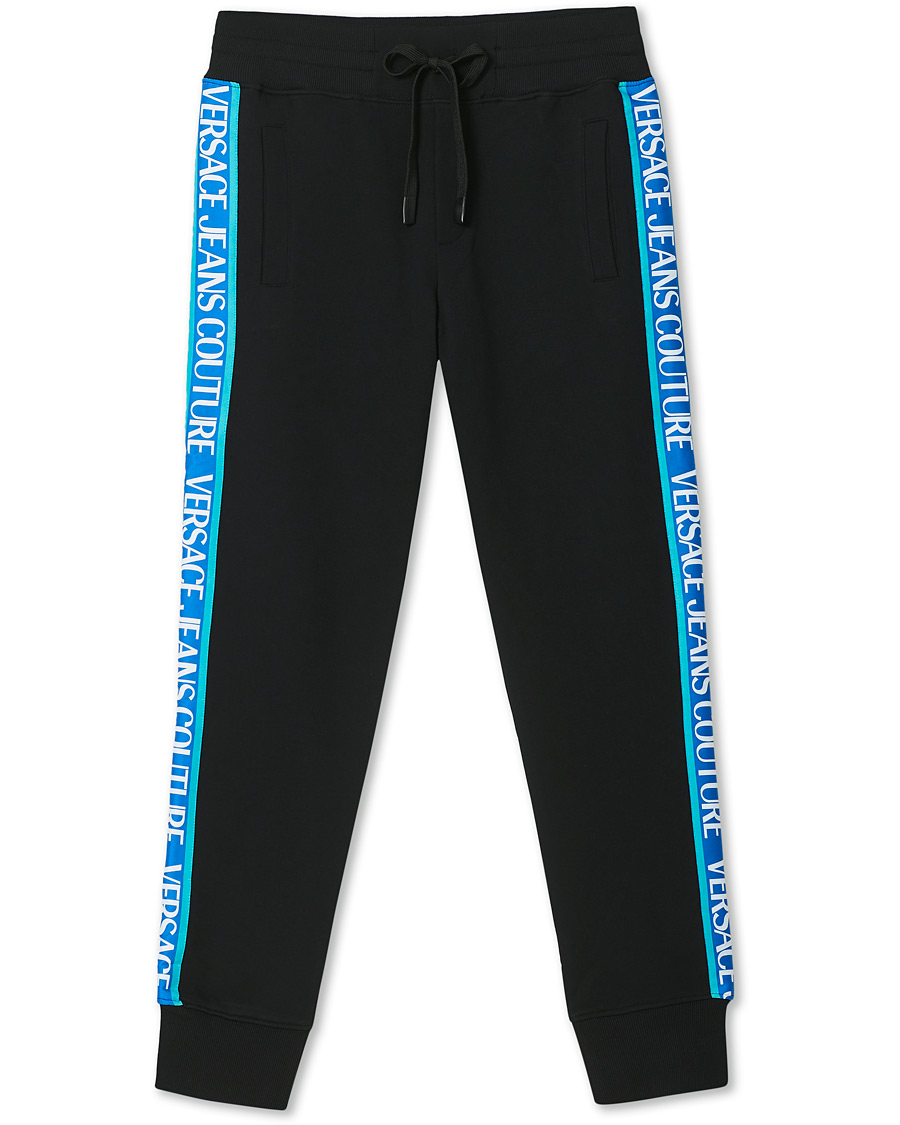 Herren | Hosen | Versace Jeans Couture | Tape Logo Sweatpants Black