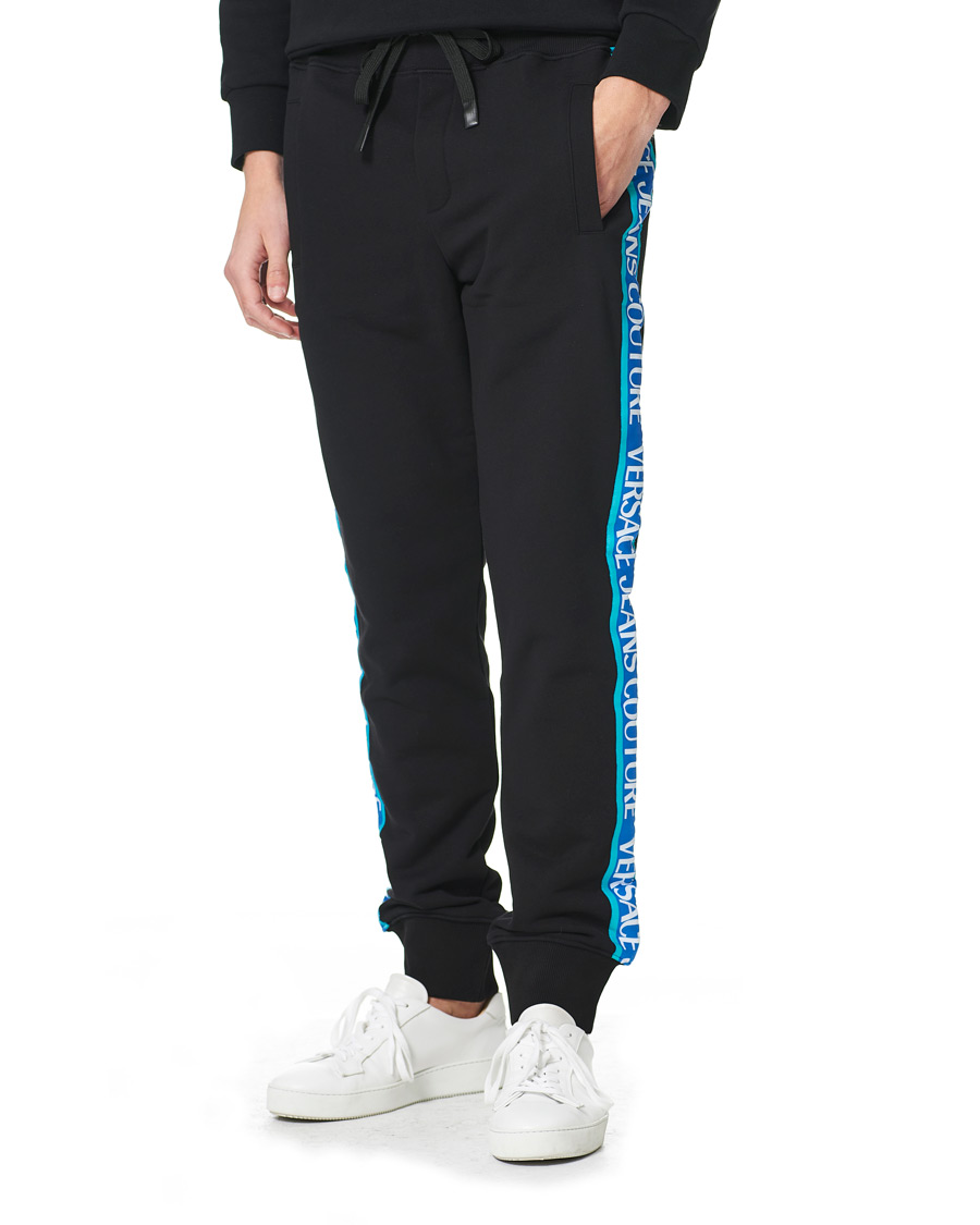 Herren | Hosen | Versace Jeans Couture | Tape Logo Sweatpants Black