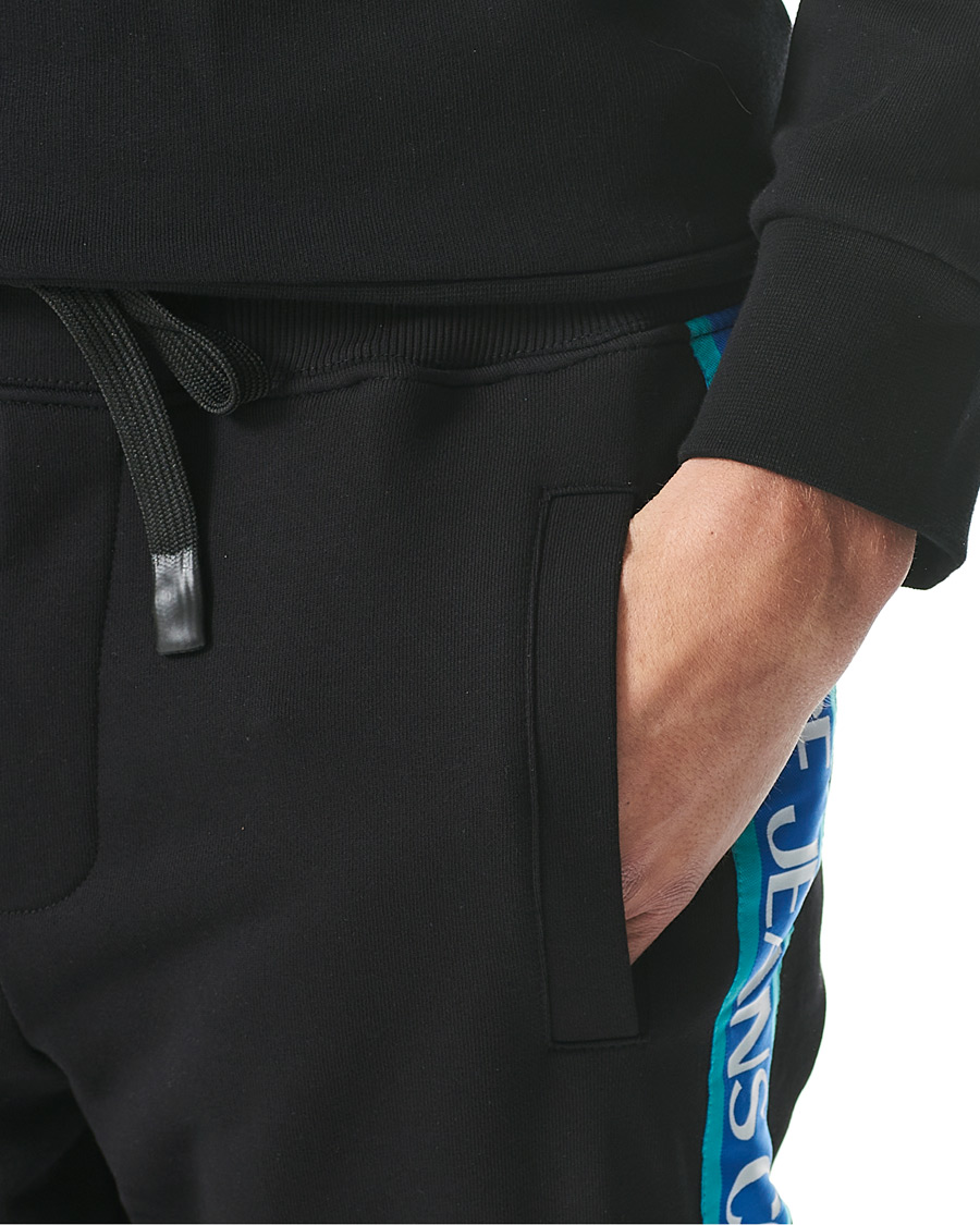 Herren | Hosen | Versace Jeans Couture | Tape Logo Sweatpants Black