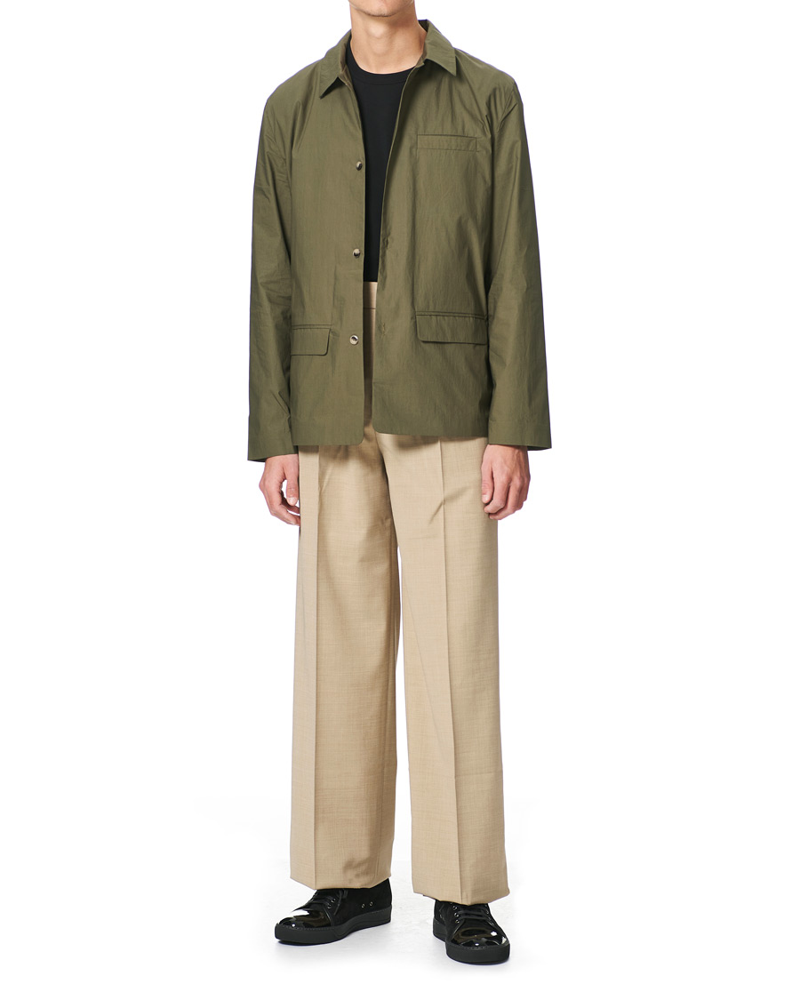 Herren | Hosen | Nanushka | Pleated Wool Trousers Sand