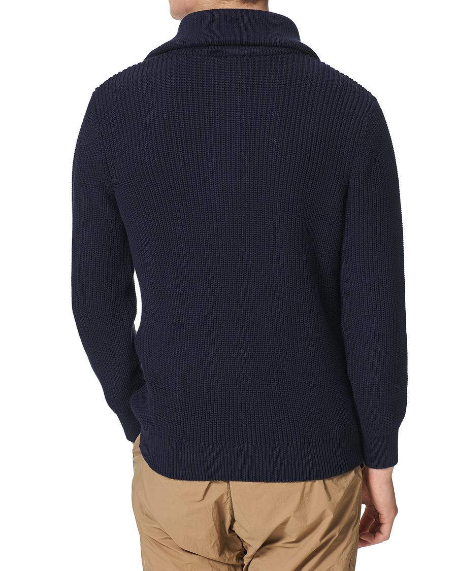 Herren | Pullover | Armor-lux | Pull Camionneur Half Zip Sweater Navire