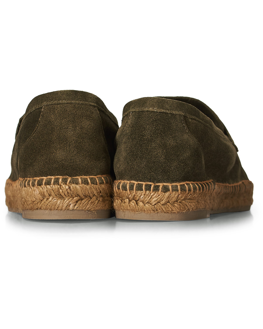 Herren | Castañer Nacho Casual Suede Loafers Musgo | Castañer | Nacho Casual Suede Loafers Musgo