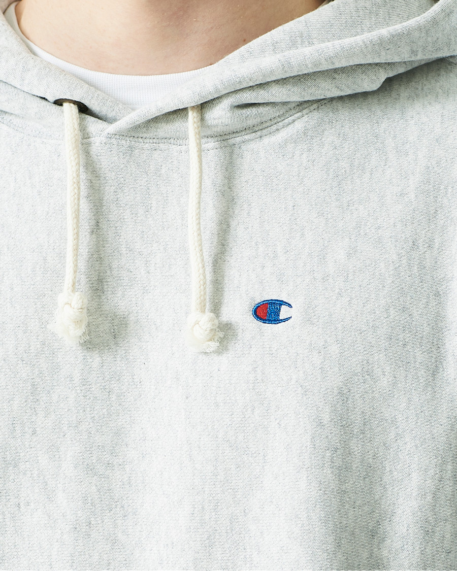 Herren | Pullover | Champion | Reverse Weave Soft Fleece Hood Gray Melange