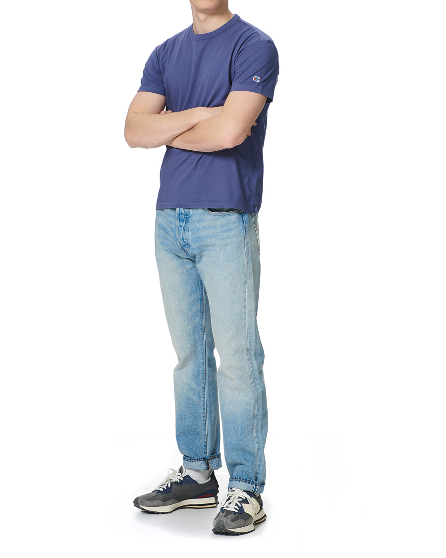 Herren | T-Shirts | Champion | Todd Snyder Light Cotton Jersey Tee Blue Jean
