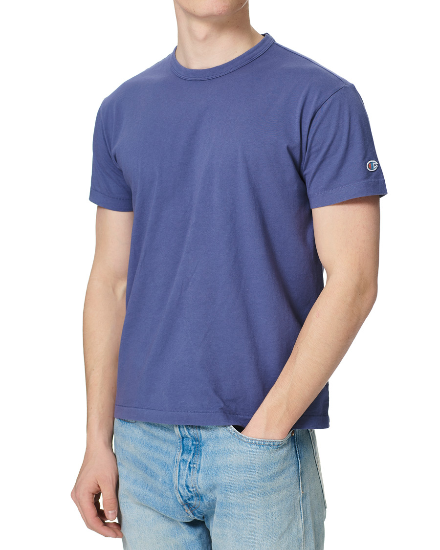 Herren | T-Shirts | Champion | Todd Snyder Light Cotton Jersey Tee Blue Jean