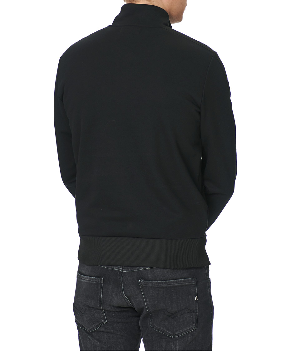 Herren | Pullover | Fred Perry | Tonal Taped Half Zip Track Jacket Black