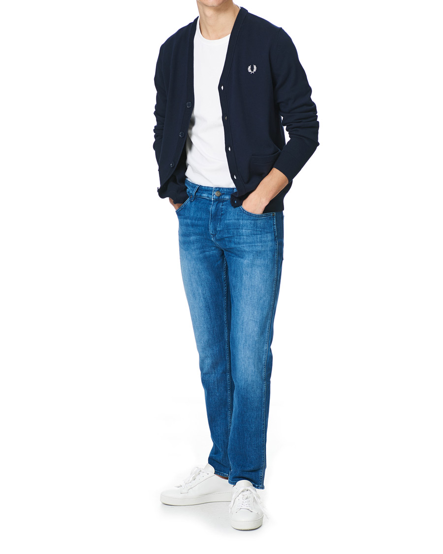 Herren | Pullover | Fred Perry | Classic Cardigan Navy