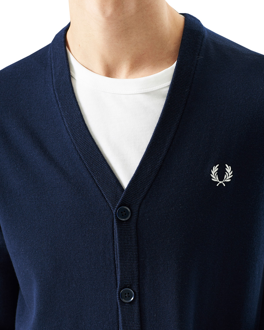 Herren | Pullover | Fred Perry | Classic Cardigan Navy