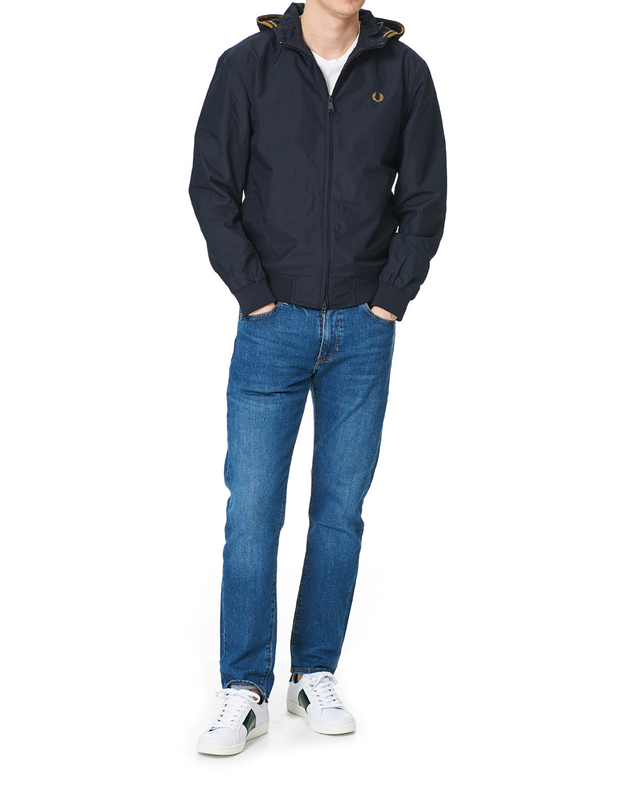 Herren | Fred Perry B721 Leather Branded Sneaker White | Fred Perry | B721 Leather Branded Sneaker White