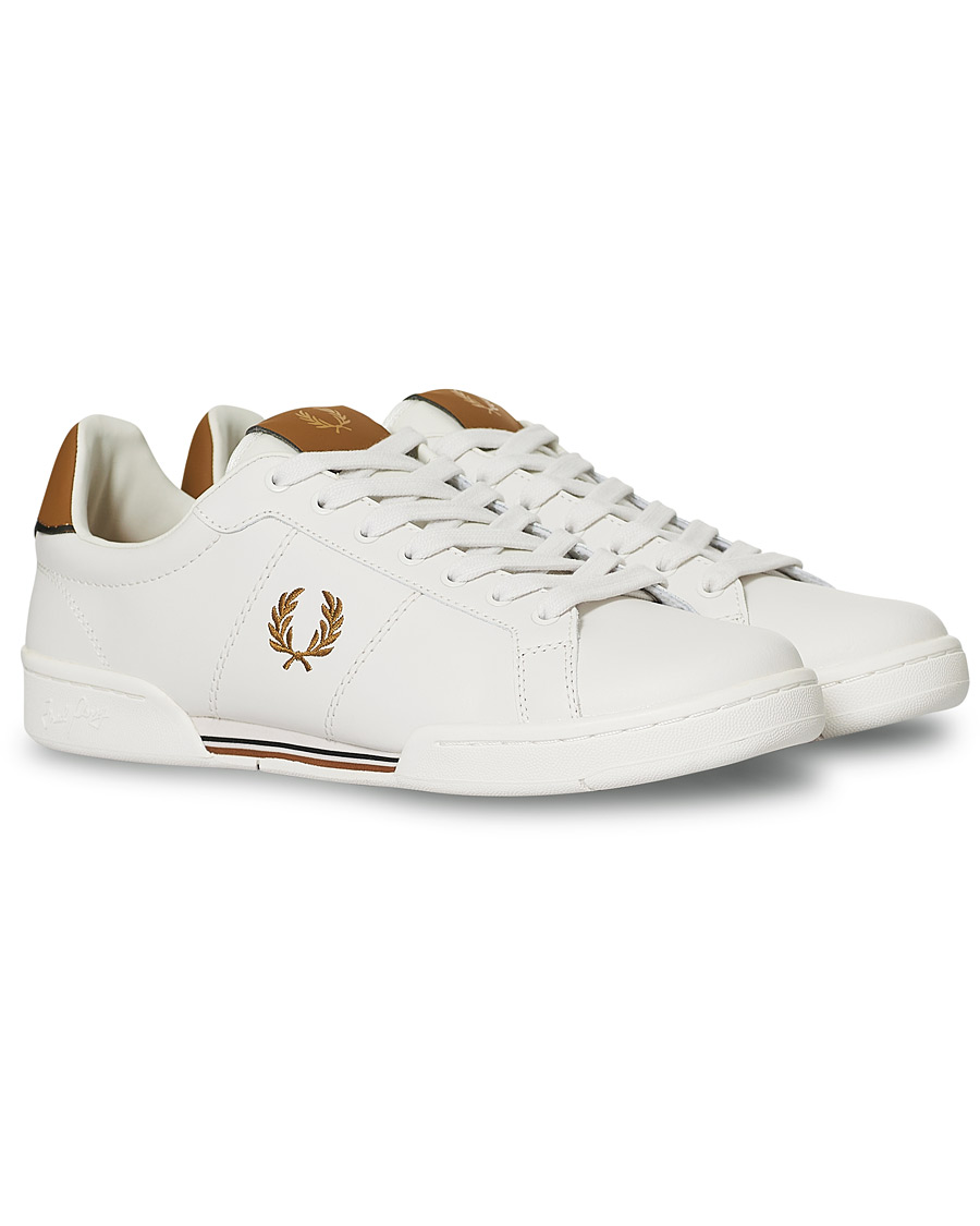 Herren | Fred Perry B722 Leather Sneaker Porcelain | Fred Perry | B722 Leather Sneaker Porcelain