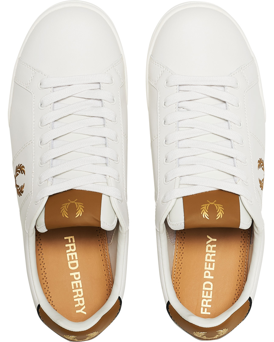 Herren | Fred Perry B722 Leather Sneaker Porcelain | Fred Perry | B722 Leather Sneaker Porcelain