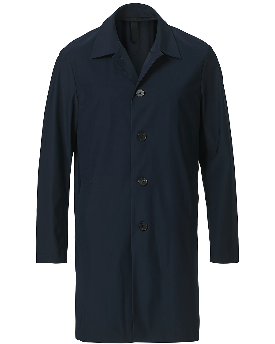Herren | Jacken | Harris Wharf London | Light Technic Mac Coat Dark Blue