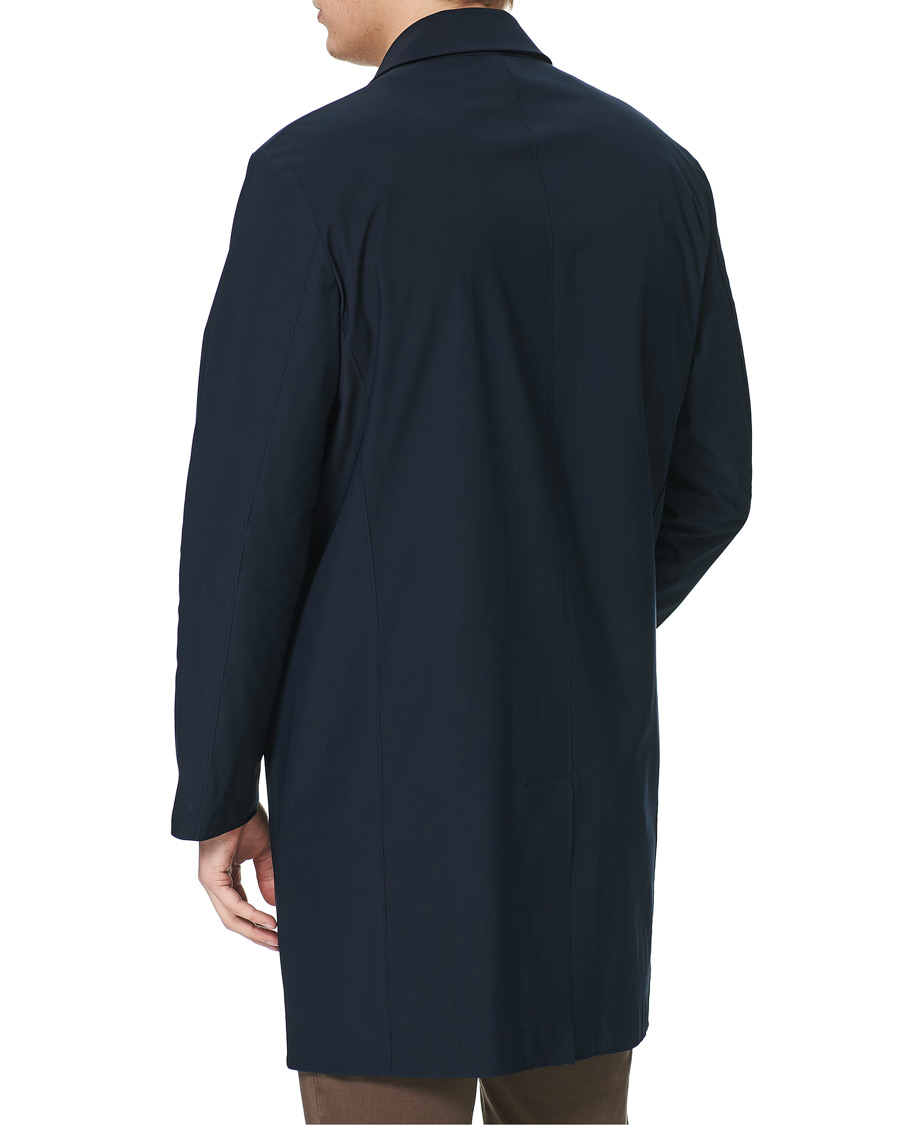 Herren | Jacken | Harris Wharf London | Light Technic Mac Coat Dark Blue